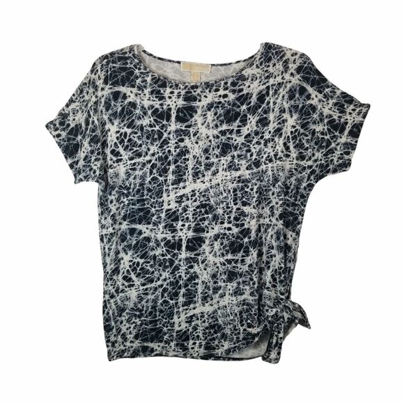 Michael Michael Kors Knit Top with Side Tie. Sz M - Picture 1 of 13